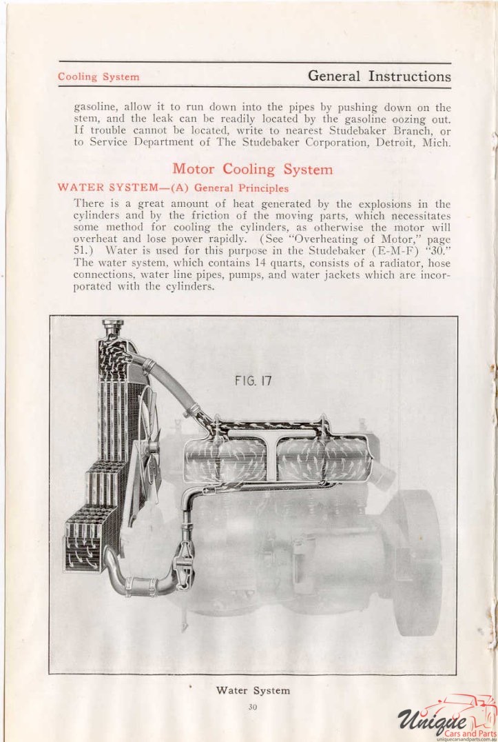1912 Studebaker E-M-F 30 Operation Manual Page 3